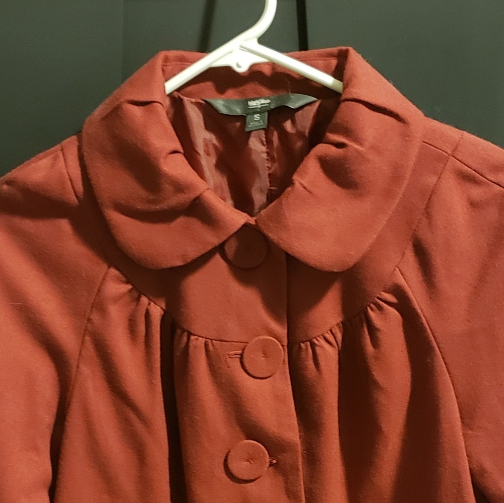 Mossimo Red coat with collar